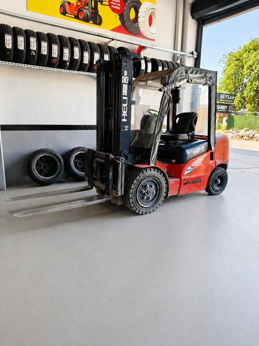 Forklift Lastiği Satış Değişim ve Presleme 
